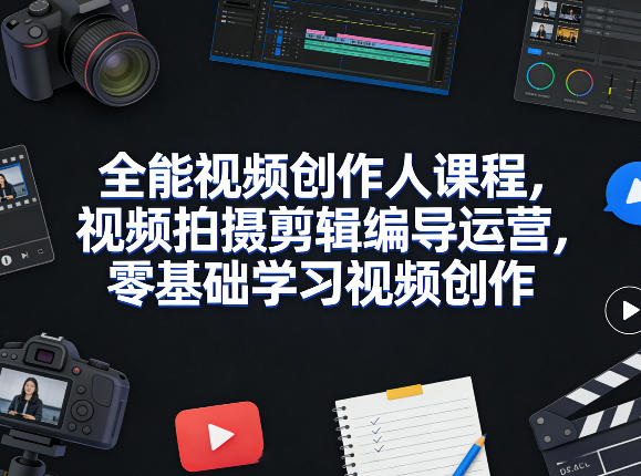 20260424083306463-65687b51efd8af4a640f7fede1af8b5c 全能视频创作人课程,视频拍摄剪辑编导运营,零基础学习视频创作(更新2026年4月)