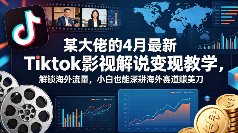 20260426163002236-3c05e2cc1b9542d023ab1ecf4101acf6 某大佬的4月最新Tiktok影视解说变现教学,解锁海外流量,小白也能深耕海外赛道賺美刀