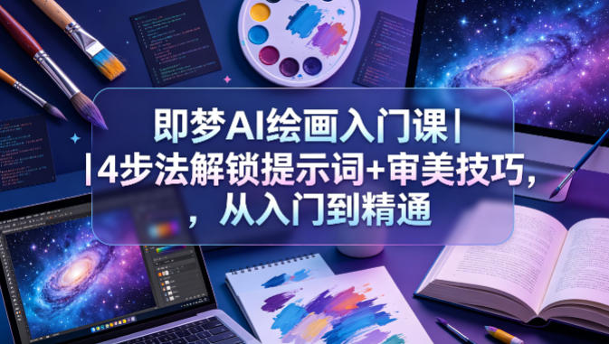 20260427143055852-99c213756cdbab0f2bb1a1f9b03ffe5d 即梦AI绘画入门课|4步法解锁提示词+审美技巧,从入门到精通