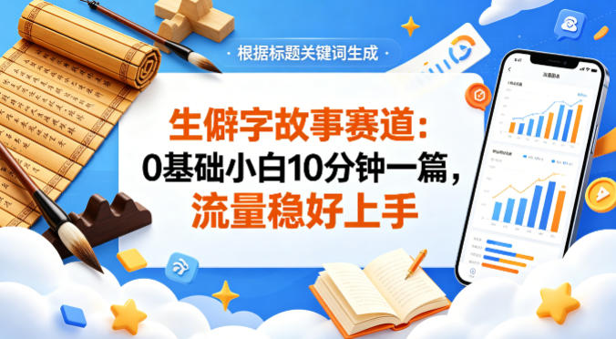 20260428061002496-c07fbe6457b387229235ae872a16fcf4 公众号流量主——生僻字故事赛道,流量稳,好上手,0基础小白也能10分钟一篇