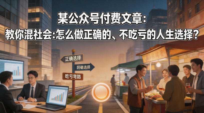 20260501063056304-8306b968058f5c88f4628ef169b9f9c3 某公众号付费文章:教你混社会:怎么做正确的、不吃亏的人生选择?