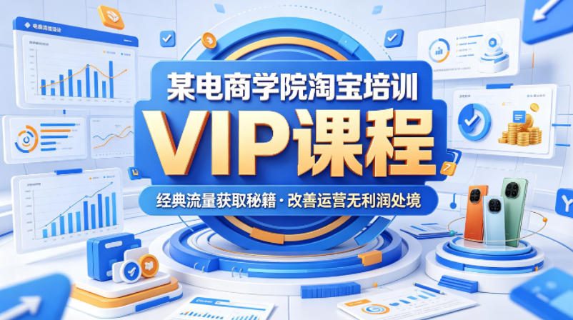 20260506081654635-8ee935ff99360071086527770485bc1f 某电商学院淘宝培训VIP课程,各种经典有用的流量获取秘籍,改善运营产品没利润的处境(2026年5月)