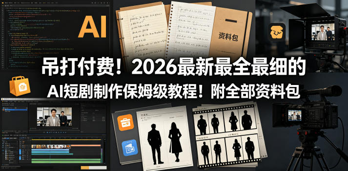 20260511121457865-deccf64e40cae42492851674a16cb06a 吊打付费!2026最新最全最细的AI短剧制作保姆级教程!附全部资料包