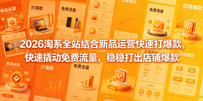 20260512171858847-bb1348c707833067479d9795e9adc356 2026淘系全站结合新品运营快速打爆款,快速撬动免费流量,稳稳打出店铺爆款(更新5月12日)