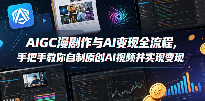 20260512181557996-b2d169ab43b72ffbc4cf8c4cdbe7465b AIGC漫剧创作与AI变现全流程,手把手教你自制原创AI视频并实现变现