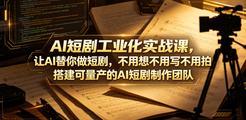 20260520101657925-385a93647d427ede362f65f6daa9b6b3 AI短剧工业化实战课,让AI替你做短剧,不用想不用写不用拍,搭建可量产的AI短剧制作团队