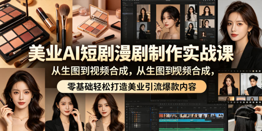 20260520103258674-0fcd080159a617e69dee57e9a6baf61e 美业AI短剧漫剧制作实战课,从生图到视频合成,零基础轻松打造美业引流爆款内容