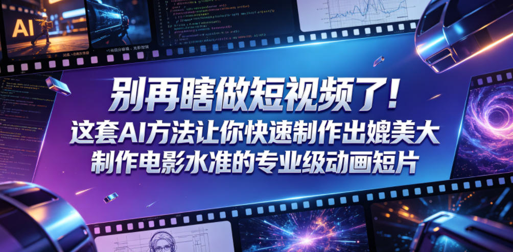 20260521102302467-5f6b2369f4d184bd413472b25a944d46 别再瞎做短视频了!这套AI方法让你快速制作出媲美大制作电影水准的专业级动画短片【原创双语字幕】
