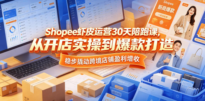 20260522145137369-d25f69272a52c3d84f735a9992ae4f7b Shopee虾皮运营30天陪跑课,从开店实操到爆款打造,稳步撬动跨境店铺盈利增收
