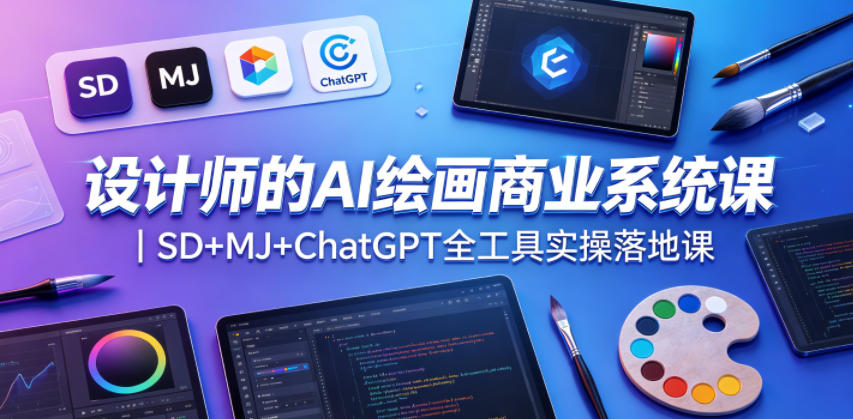 20260522222140339-1b0bd95b1849a30f0ee238e99856d1f3 设计师的AI绘画商业系统课|SD+MJ+ChatGPT全工具实操落地课