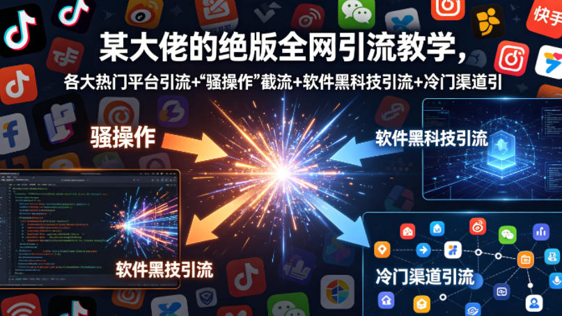 20260522235138406-2c3368c6b2ac4607853f700332dccc75 某大佬的绝版全网引流教学,各大热门平台引流+