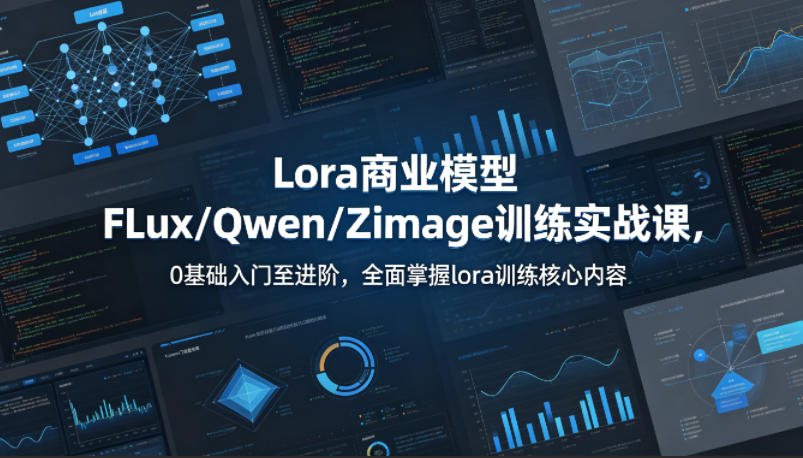 20260523010131215-1695ff7e92bd812e8ebbc0131e289de2 系统性学习Lora商业模型FLux/Qwen/Zimage训练实战课,0基础入门至进阶,全面掌握lora训练核心内容