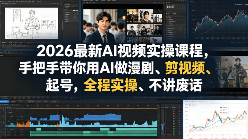20260523130132192-ed61aa15913554a817ba21af4be8625b 2026最新AI视频实操课程,手把手带你用AI做漫剧、剪视频、起号,全程实操、不讲废话