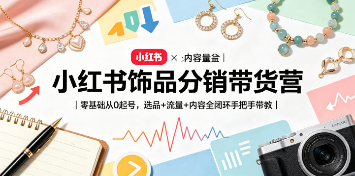 20260527181615405-e578546261e300118bc151a1f7eacea1 小红书饰品分销带货营|零基础从0起号,选品+流量+内容全闭环手把手带教(更新0527)