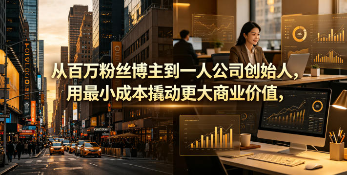 20260529142021375-8599e8b9719686111268a89416180c48 从百万粉丝博主到一人公司创始人,用最小成本撬动更大商业价值