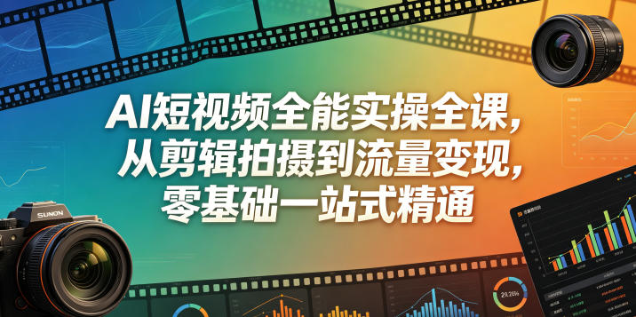 20260601122311853-aae4e76533a257e1be14e3dfb5254ebc AI短视频全能实操全课,从剪辑拍摄到流量变现,零基础一站式精通