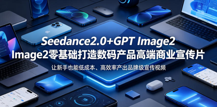 20260604080812606-1e8e7797279141260d50c1e9b8ee28f2 Seedance2.0+GPT Image2零基础打造数码产品高端商业宣传片,让新手也能低成本、高效率产出品牌级宣传视频