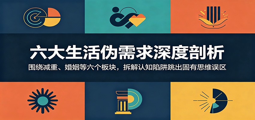 六大生活伪需求深度剖析：围绕减重、婚姻等六个板块，拆解认知陷阱跳出固有思维误区-优优云创网
