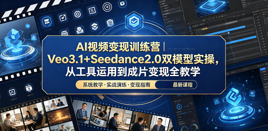 20260607121111119-1459d1b822bd74294c8e6fc77006158a AI视频变现训练营|Veo3.1+Seedance2.0双模型实操,从工具运用到成片变现全教学