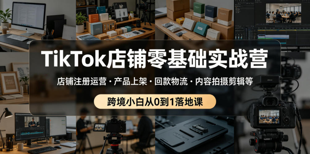 20260613125427147-24f9a1a047c55c147097faea44a3d12b TikTok店铺零基础实战营,店铺注册运营・产品上架・回款物流・内容拍摄剪辑等 ,跨境小白从0到1落地课