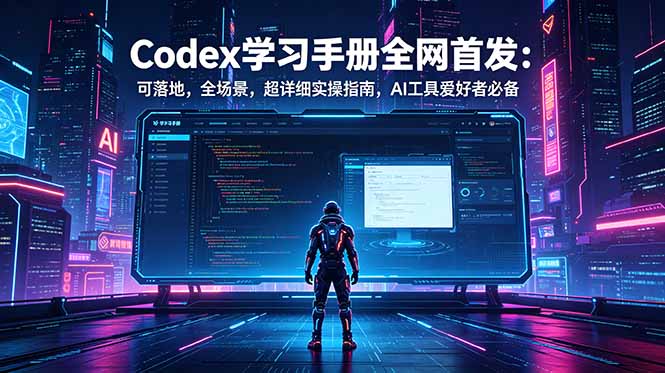 Codex学习手册全网首发：可落地，全场景，超详细实操指南，AI工具爱好者必备-优优云创网