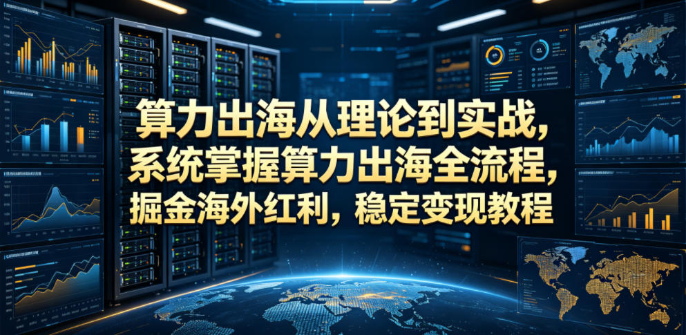 20260615080932831-4d7a4d7e5d60d05ef53c4e59dd109b55 算力出海从理论到实战,系统掌握算力出海全流程,掘金海外红利,稳定变现教程