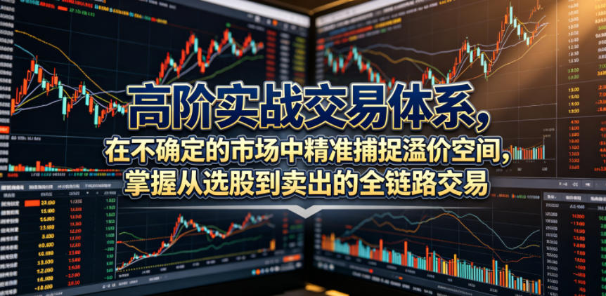 20260617081128513-afc1f6e92b5e56bb8926e12a527ac5d2 高阶实战交易体系,在不确定的市场中精准捕捉溢价空间,掌握从选股到卖出的全链路交易心法(更新6月)