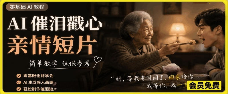 20260618122117679-26ad7bef6f4d702ea1a986e1fc98bbcf AI催泪戳心亲情短片,零基础AI教程,简单教学仅供参考