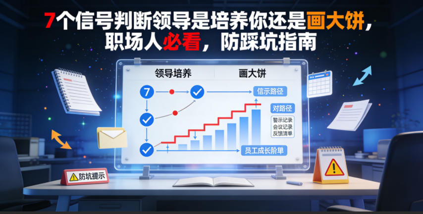 20260618143228525-62751d679f102447d5a728e359e203e2 付费文章:7个信号判断领导是培养你还是画大饼,职场人必看,防踩坑指南