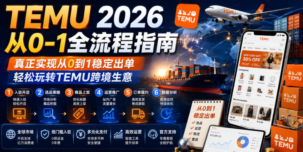 20260619183815413-a4793796f7f25fac3b4fa411042dafe9 TEMU 2026从0-1全流程指南,真正实现从0到1稳定出单,轻松玩转TEMU跨境生意