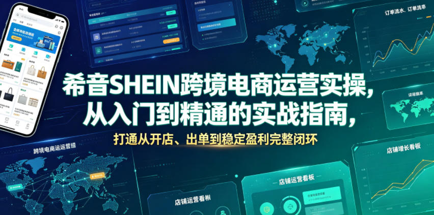 20260626121940178-5079b7c548b82d910e9d80240b7cbb07 希音SHEIN跨境电商运营实操,从入门到精通的实战指南,打通从开店、出单到稳定盈利完整闭环