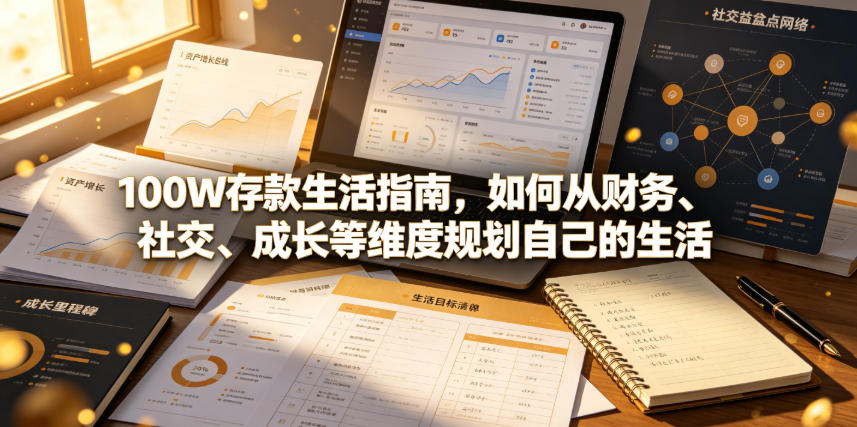 20260630102715778-5ac19770b61a10a60830a765d3a022d8 付费文章:100W存款生活指南,如何从财务、社交、成长等维度规划自己的生活