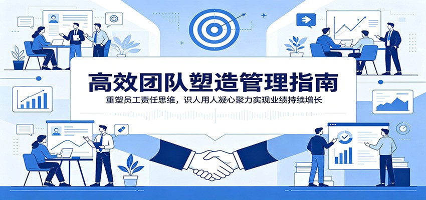 高效团队塑造管理指南：重塑员工责任思维，识人用人凝心聚力实现业绩持续增长-优优云创网