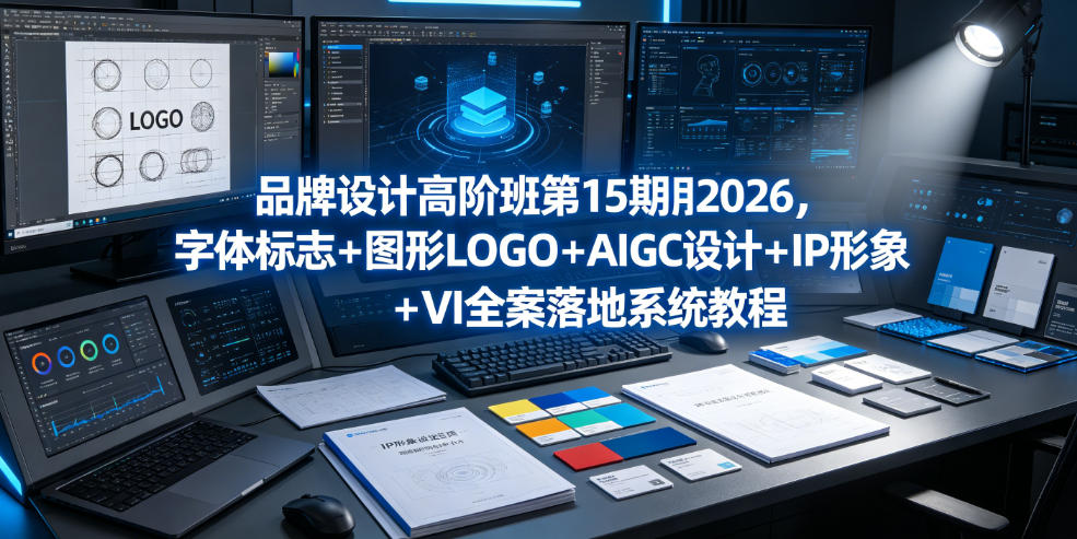 20260701081630709-e5c57ec41ba953447f00b277497555e7 品牌设计高阶班第15期2026,字体标志+图形LOGO+AIGC设计+IP形象+VI全案落地系统教程