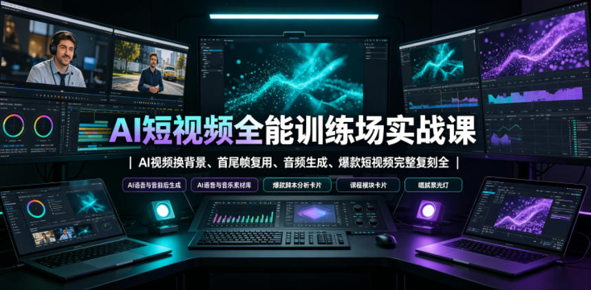 20260702121942402-a65282b0d13e622e20c91bebf847e17c AI短视频全能训练场实战课|AI视频换背景、首尾帧复用、音频生成、爆款短视频完整复刻全套实操教学