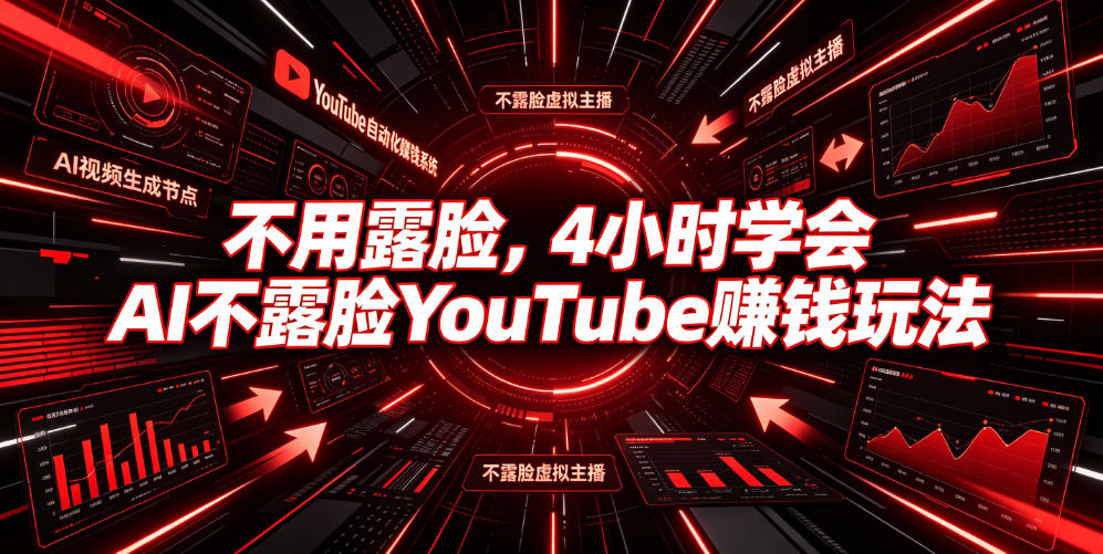 20260703082621665-406a1133e334c738058dc28bf6423d5a 不用露脸,4小时学会AI不露脸YouTube賺钱玩法【原创双语字幕】
