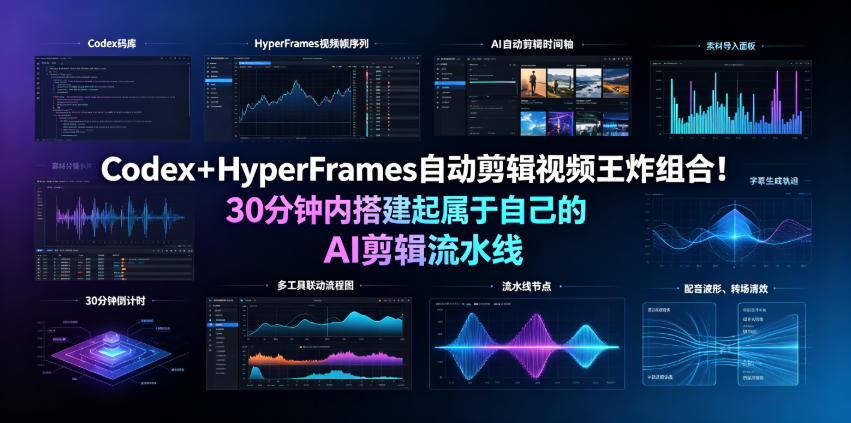 20260703220643550-24e59abb33ab8e687ddf8f03e9f5d574 Codex+HyperFrames自动剪辑视频王炸组合!30分钟内搭建起属于自己的AI剪辑流水线(完整版实操教程手册)