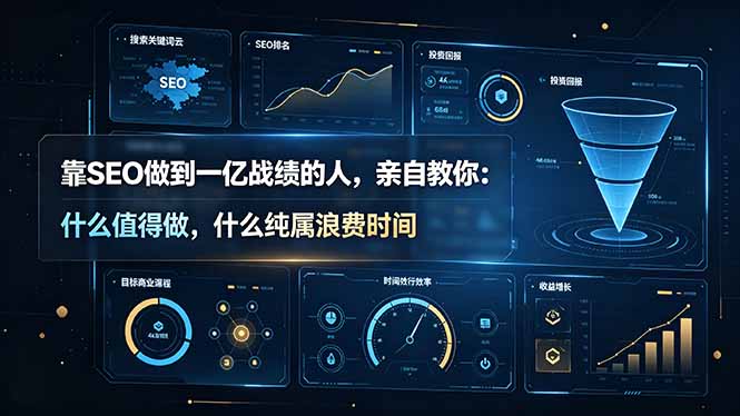 靠SEO做到一亿战绩的人，亲自教你：什么值得做，什么纯属浪费时间【原创双语字幕】-优优云创网