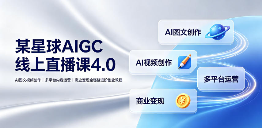 20260707101830278-be58b1863d234b2a7818cab06640d980 某星球AIGC线上直播课4.0|AI图文视频创作、多平台内容运营、商业变现全链路进阶副业教程