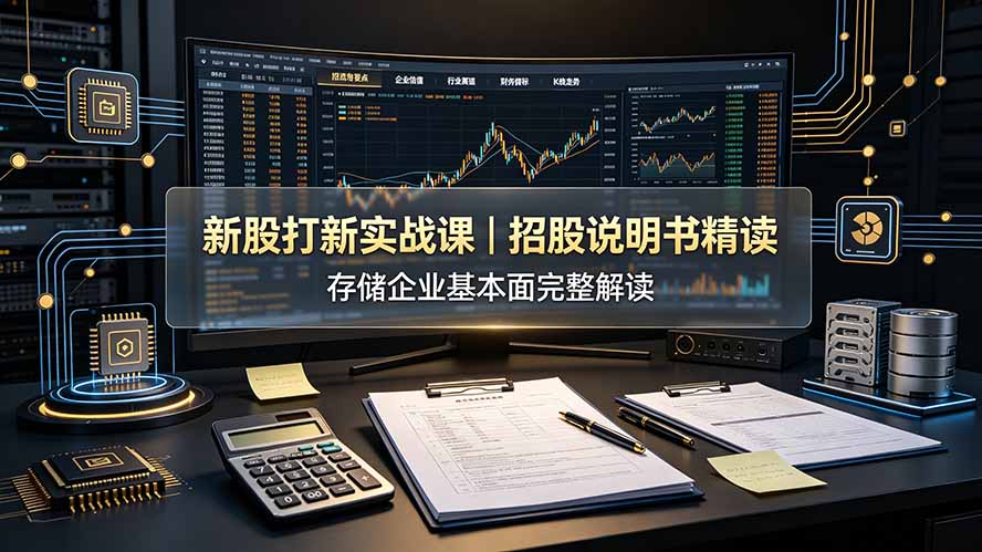 付费文章:新股打新实战课|招股说明书精读,存储企业基本面完整解读-优优云创网
