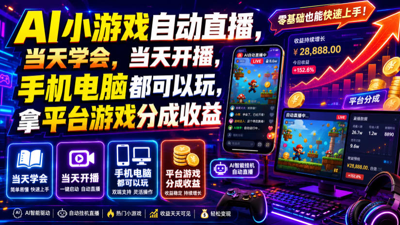 20260714161526153-2eb76f78f1b9fcfca1d9965fe390495a AI小游戏自动直播,当天学会,当天开播,手机电脑都可以玩,拿平台游戏分成收益