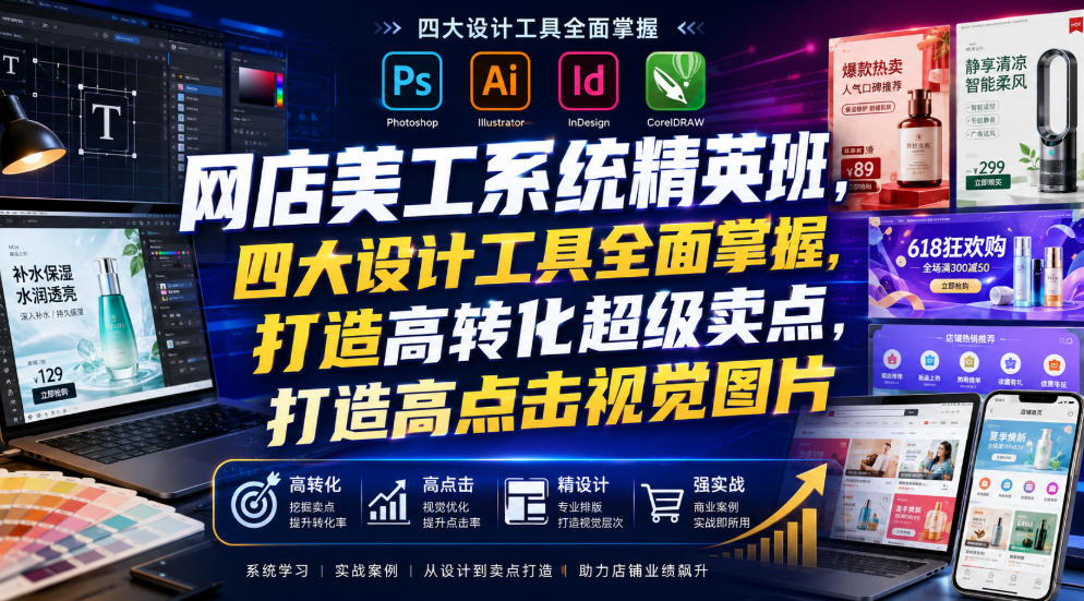 20260719082126800-d361d6bc931722b71de913bab6649c5c 网店美工系统精英班,四大设计工具全面掌握,打造高转化超级卖点,打造高点击视觉图片(2026年7月)
