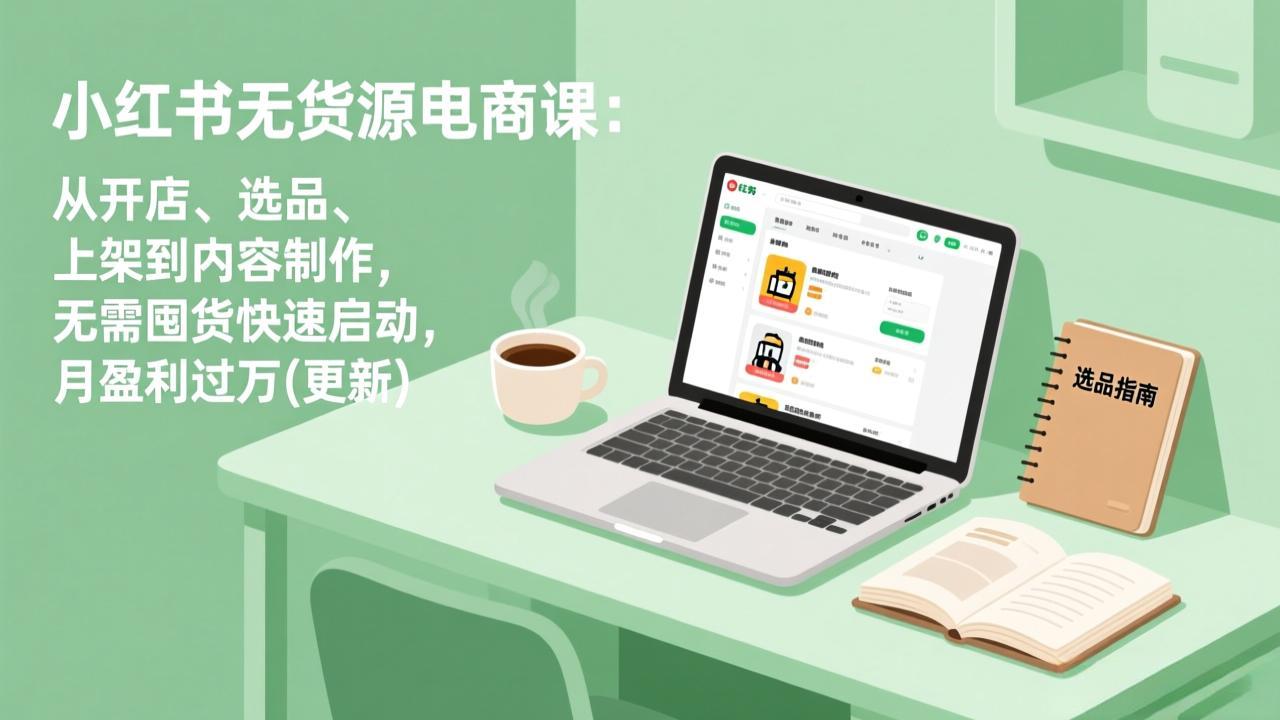 小红书无货源电商课(7月更新-优优云创网