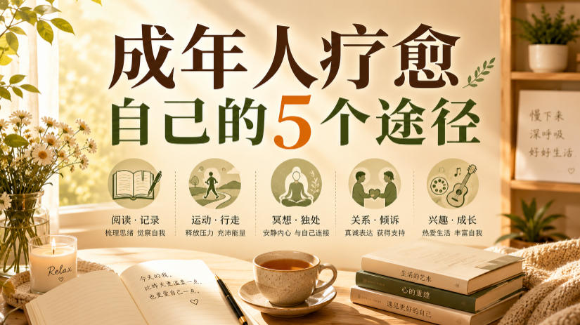 付费文章：成年人疗愈自己的5个途径-优优云创网