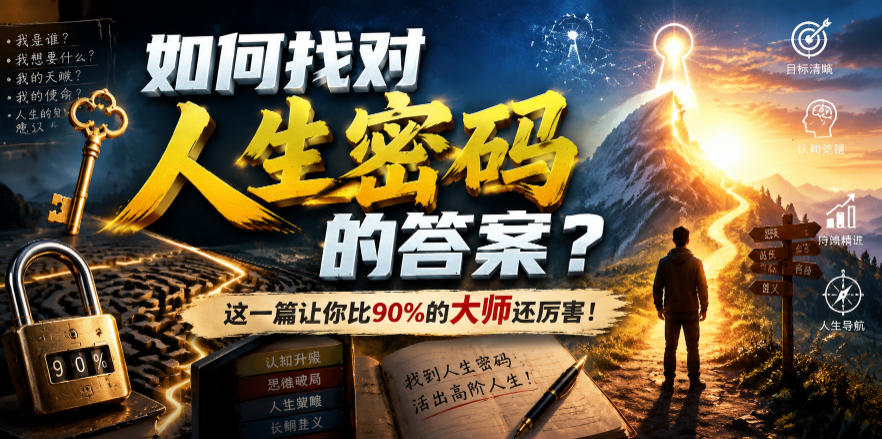 付费文章:如何找对人生密码的答案?这一篇让你比90%的大师还厉害!-优优云创网