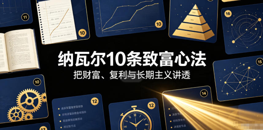 付费文章:纳瓦尔10条致富心法-优优云创网