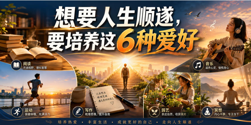 公众号付费文章:想要人生顺遂,要培养这6种爱好-优优云创网
