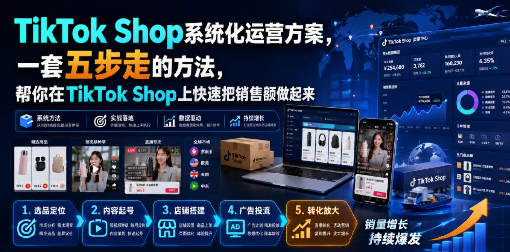 20260801130707749-e4c8d9d21278bec683d614c93f6aeb8a TikTok Shop系统化运营方案,一套五步走的方法,帮你在TikTok Shop上快速把销售额做起来【原创双语字幕】