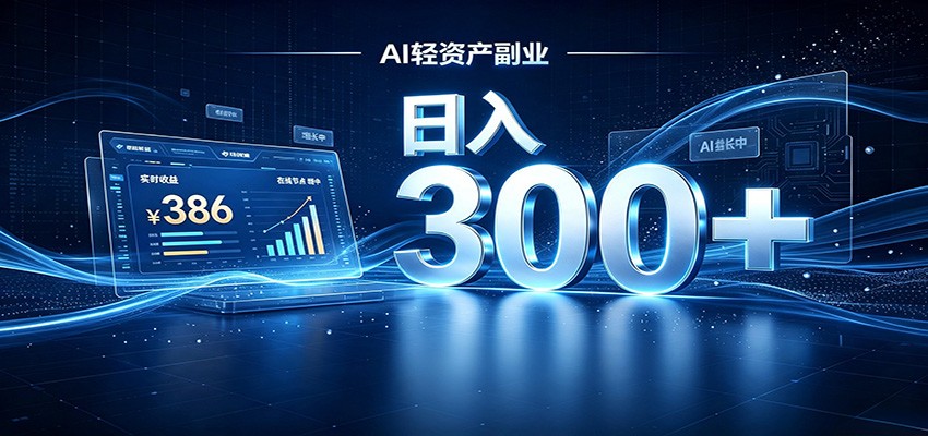 2026 AI轻资产风口,Token中转站小白可入局,日入300+-优优云创网