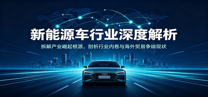 新能源车行业深度解析：拆解产业崛起根源，剖析行业内卷与海外贸易争端现状-优优云创网